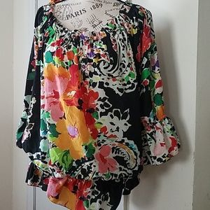Floral ralph lauren top